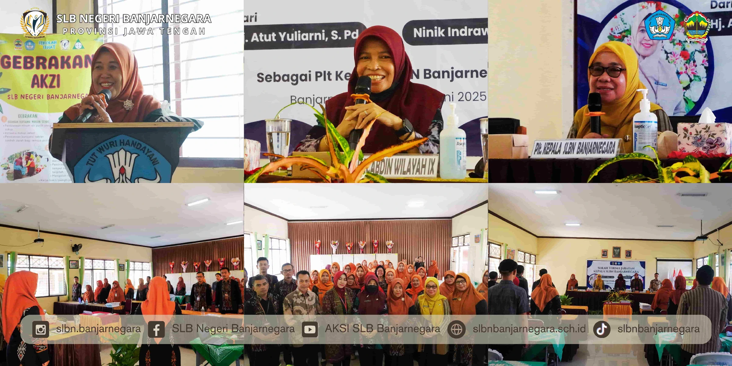 Serah Terima Jabatan Kepala SLB Negeri Banjarnegara