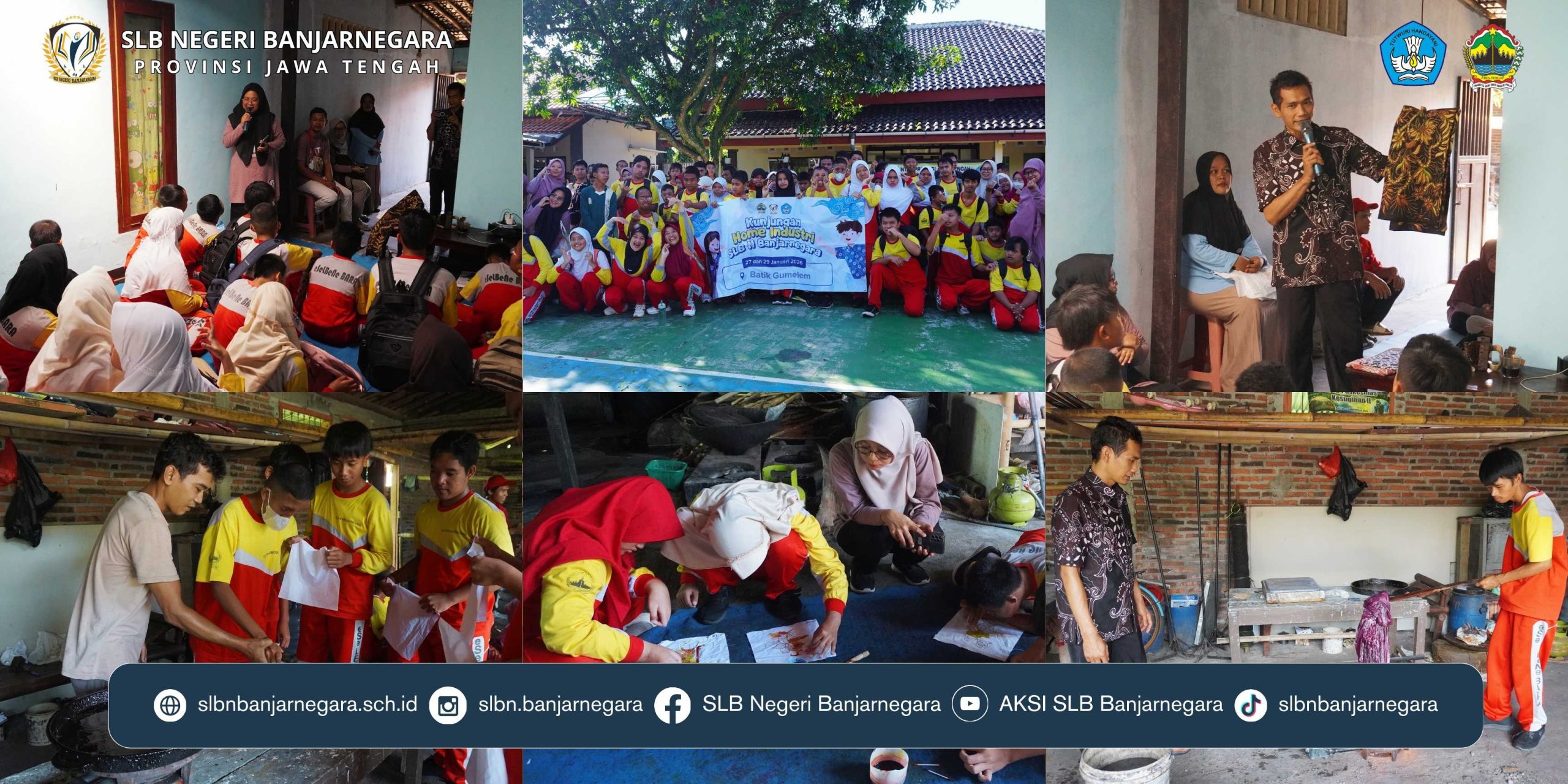 Kunjungan Home Industri ke Batik Sukarno