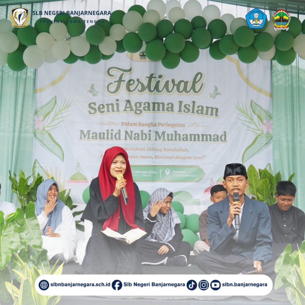 Maulid Nabi Muhammad SAW di SLB Negeri Banjarnegara